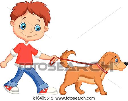 450x355 Walking The Dog Clipart Walking Dog Clipart Vector Graphics 5318