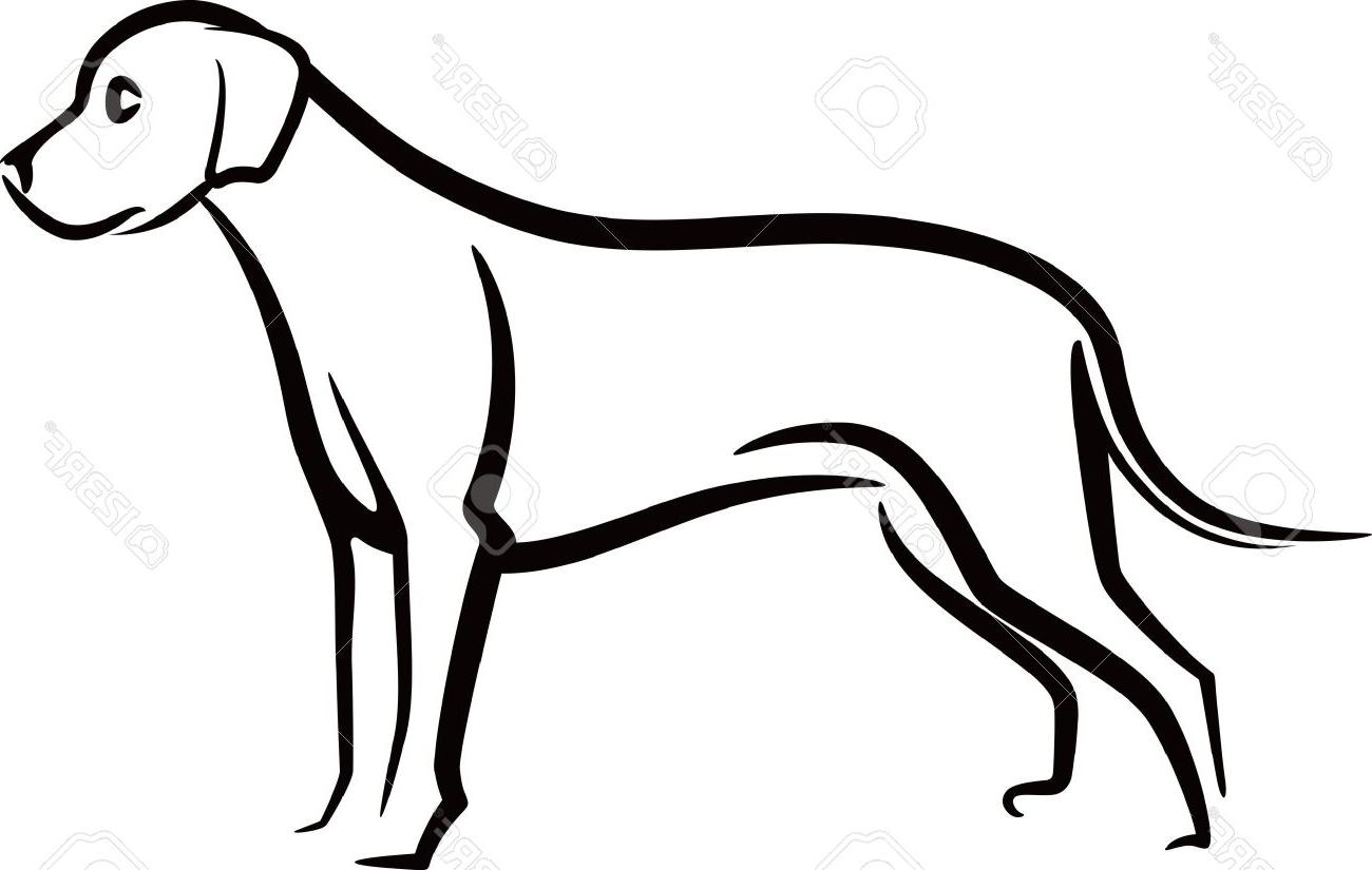1300x825 Dog Outline Clip Art Free Vector Art, Images, Graphics Amp Clipart