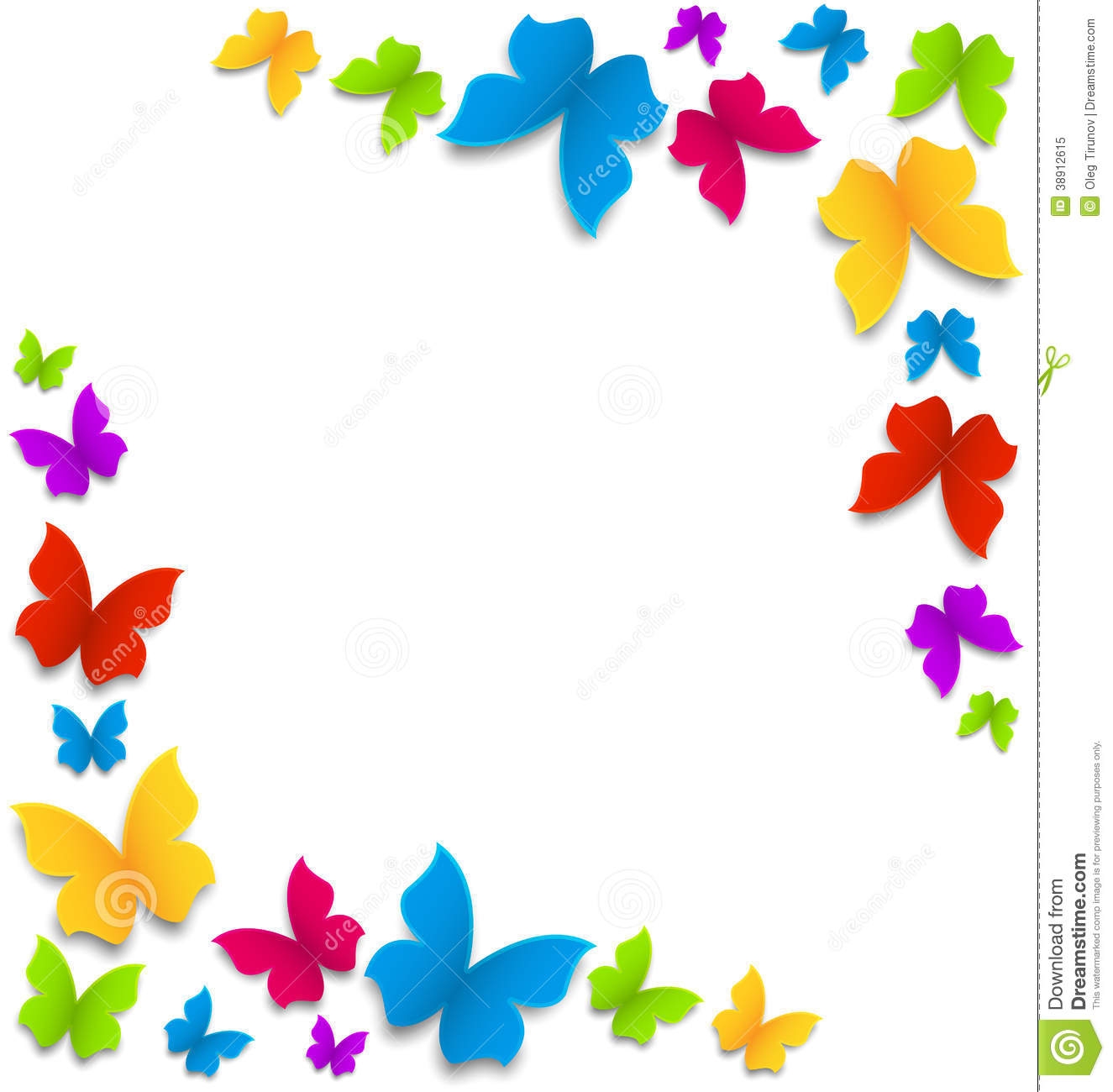 1325x1300 Butterfly Border Clipart Many Interesting Cliparts