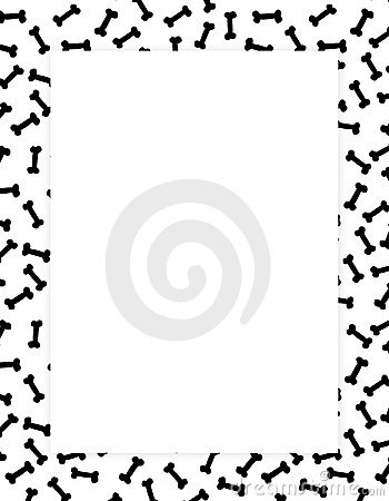 350x450 Bones Border Clip Art Clipart