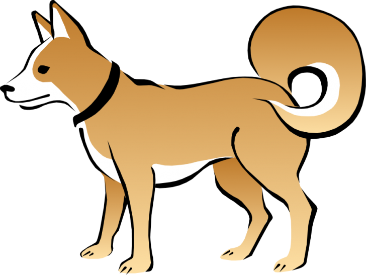 728x547 Clipart Dogs