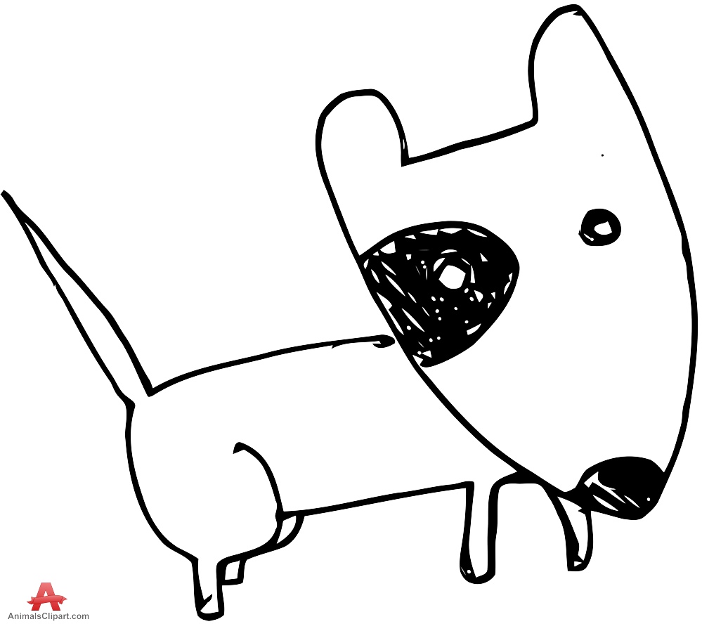 999x888 Child Doodle Drawing Of Dog Free Clipart Design Download