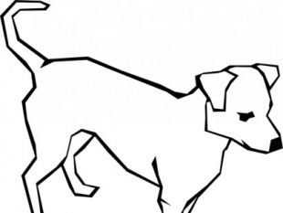 310x233 Dog Simple Drawing Clip Art Free Vectors Ui Download