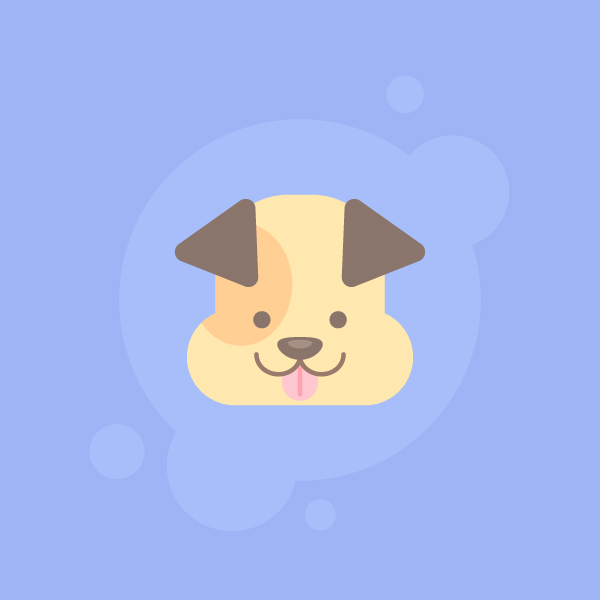 600x600 How To Draw A Cute Dog Icon In 10 Easy Steps