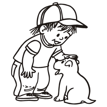 452x452 Pet Clipart Boy Dog