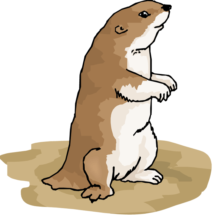 743x750 Prairie Dog Clip Art
