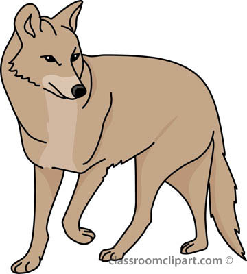 360x400 Coyote Clip Art Black And White Free Clipart Images Image