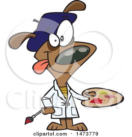 450x470 Royalty Free Vector Clip Art Illustration Of A Cartoon Dog Digging