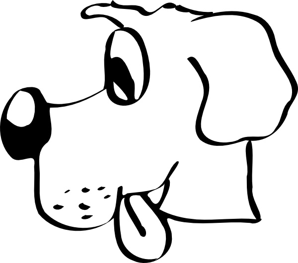 600x530 Dog Head Clip Art Free Vector In Open Office Drawing Svg ( Svg