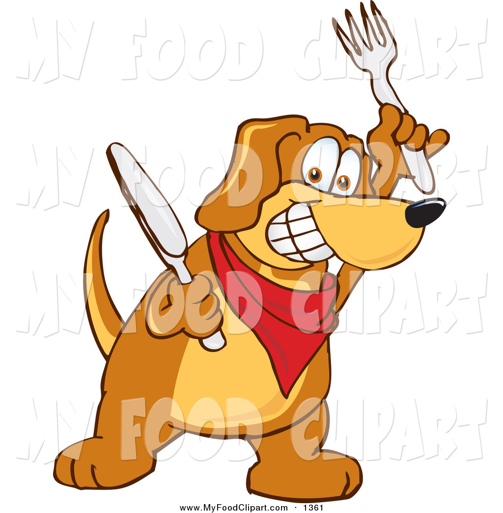 1024x1044 Food Clip Art Of A Hungry And Happy Brown Dog Mascot Cartoon