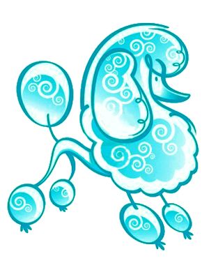 300x387 Poodle Clipart Dog Grooming