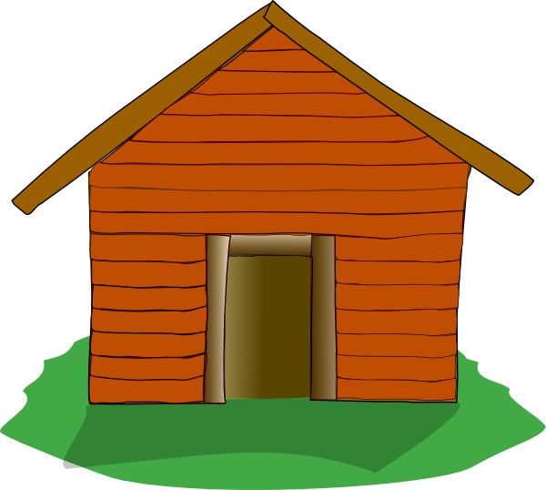 600x538 Free Cabin Clipart Image