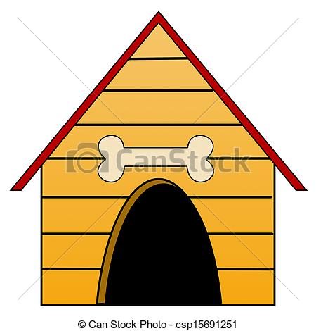 450x470 Dog House Clip Art Black And White Clipart Panda