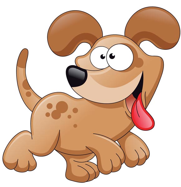 581x600 Dog Cartoon Clipart