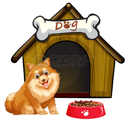 450x429 9,649 Dog House Stock Vector Illustration And Royalty Free Dog
