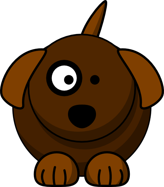 528x599 Cartoon Dog Clip Art