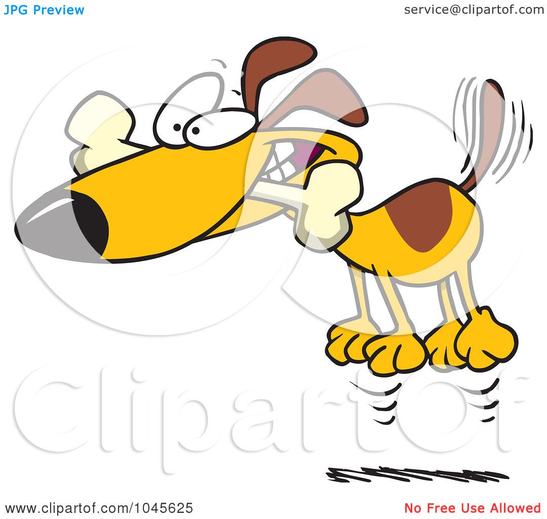 1080x1024 Royalty Free (Rf) Clip Art Illustration Of A Cartoon Hyper Dog