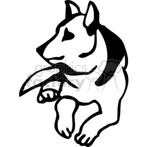 Dog Laying Down Clipart