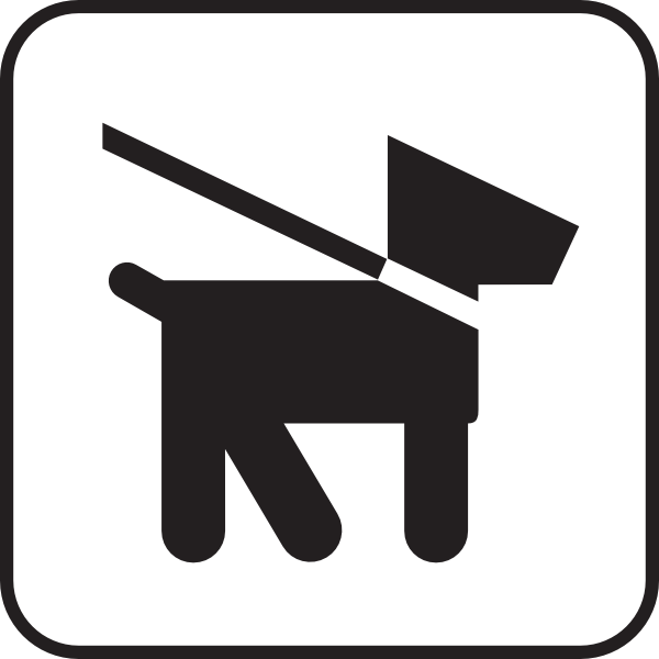 600x600 Keep Dogs On Leash Clip Art