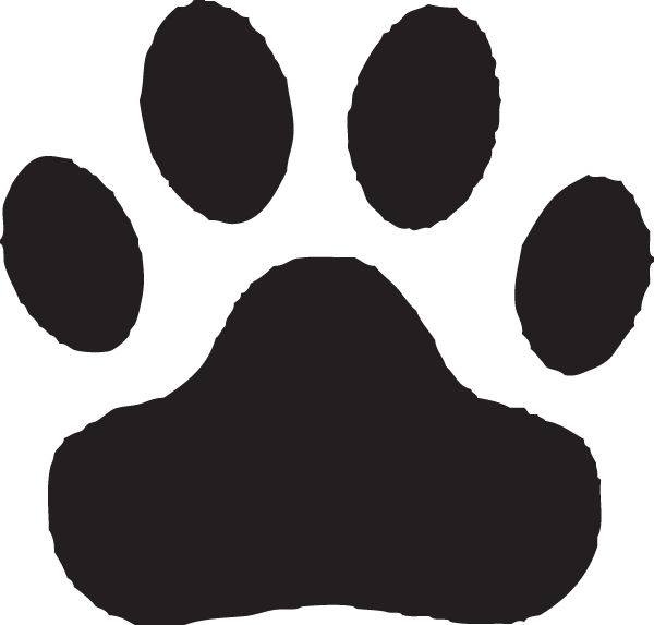 600x573 The Best Paw Print Clip Art Ideas Paw Print
