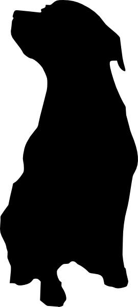 270x598 Image Detail For Rottweiler Dog Silhouette Clip Art