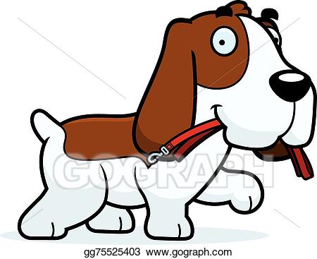 450x367 Basset Hound Clipart Cartoon