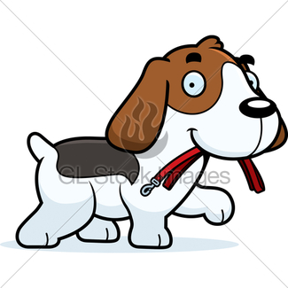 325x325 Cartoon Dog Leash Gl Stock Images