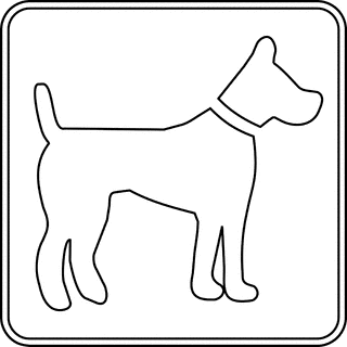 320x320 Dog, Outline Clipart Etc