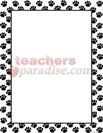 350x453 Free Printable Paw Print Clipart