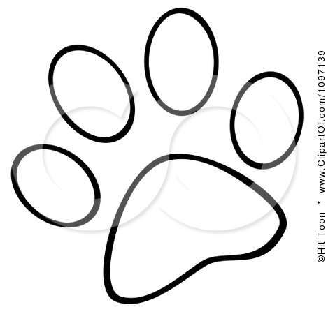 469x450 Dog Paw Outline Group