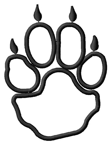 382x500 Paw Outline