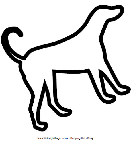 460x495 Best Photos Of Puppy Outlines To Print
