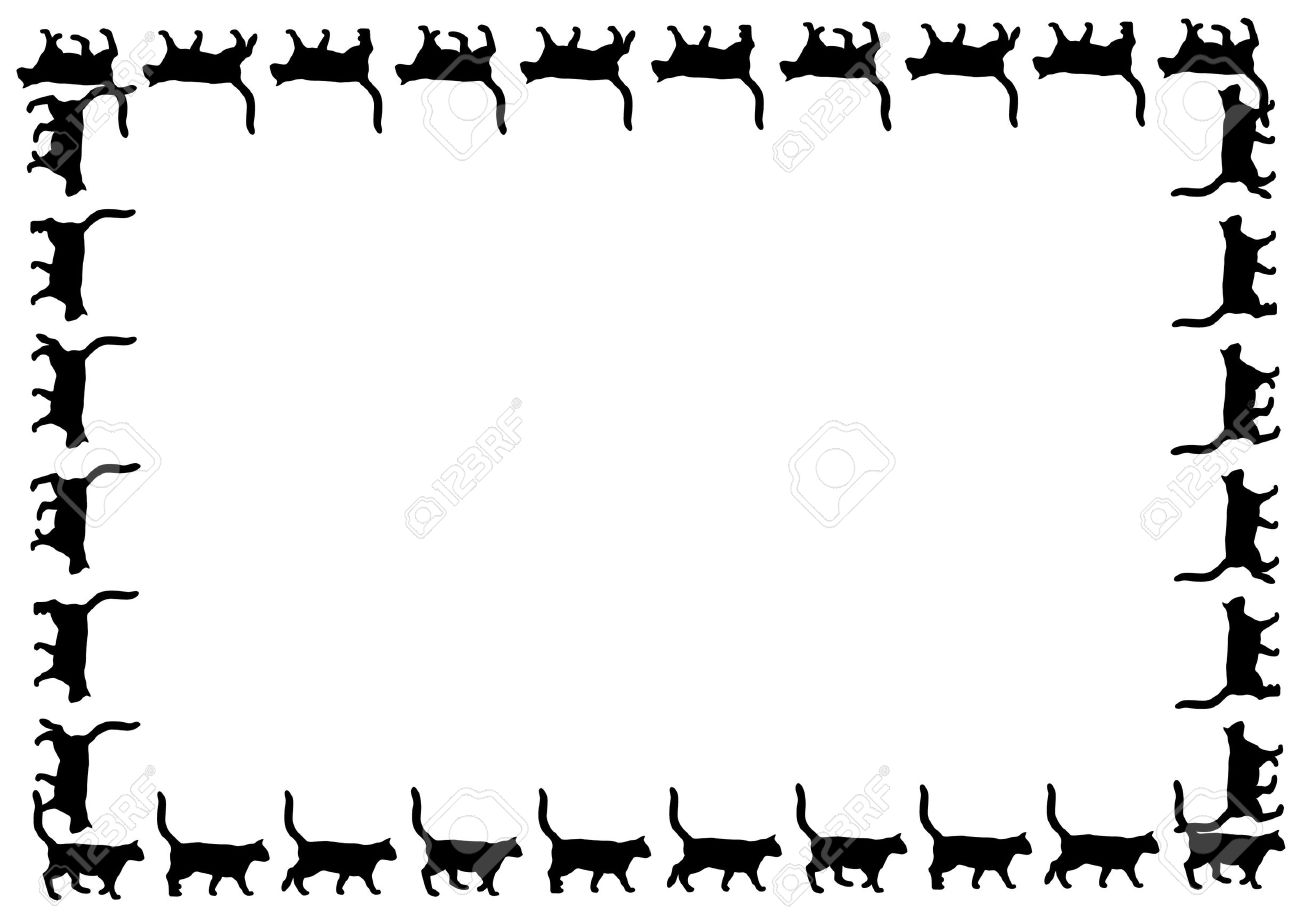 1300x918 Images Of Black Paw Print Wallpaper Border