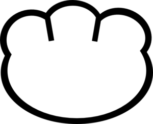 300x243 Paw Clipart Dog