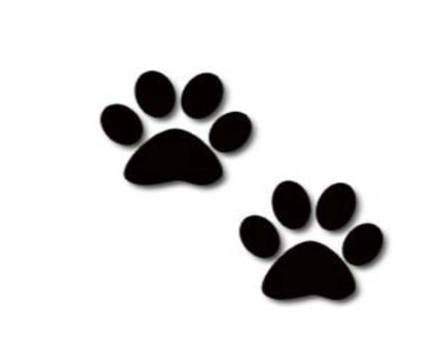 1452x1122 Dog Prints Clipart