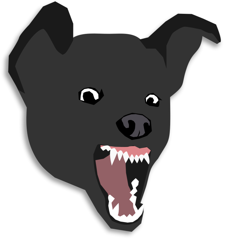 751x800 Free Clipart Mean Dog Ecuabron