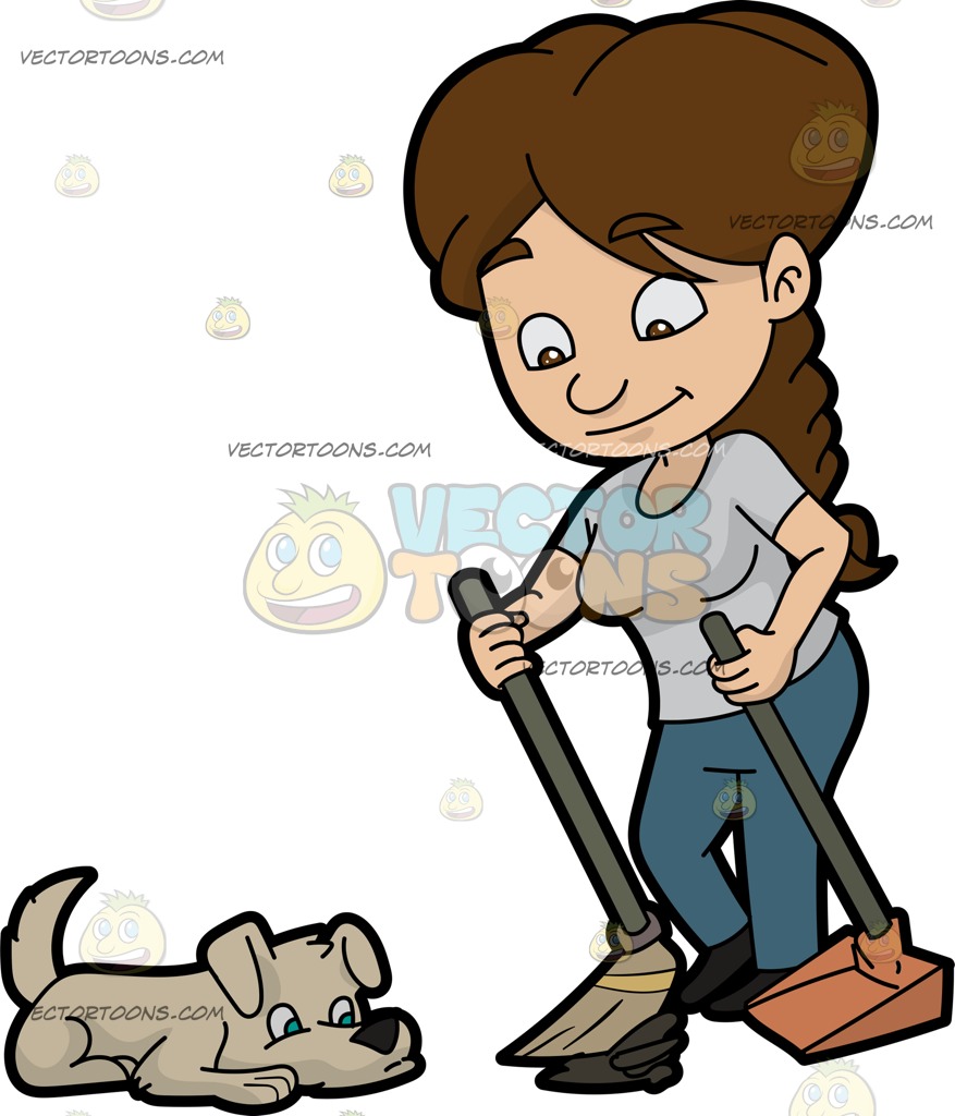 877x1024 Women Picking Up Dog Shit Clipart