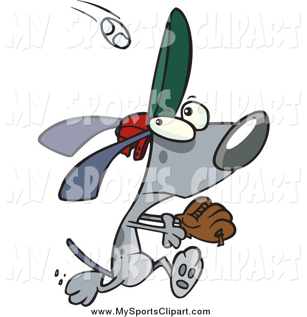 600x620 Sports Cliprt Of Cartoon Sporty Dog Running To Catch