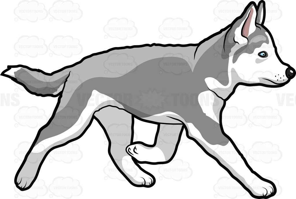 1024x690 Happy Running Dog Clip Art