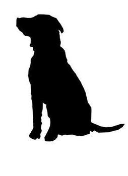 254x350 Labrador Clipart Dog Outline