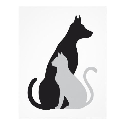512x512 Cat And Dog Silhouette Clip Art