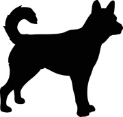 180x170 Dog Silhouette Clip Art Free Cliparts