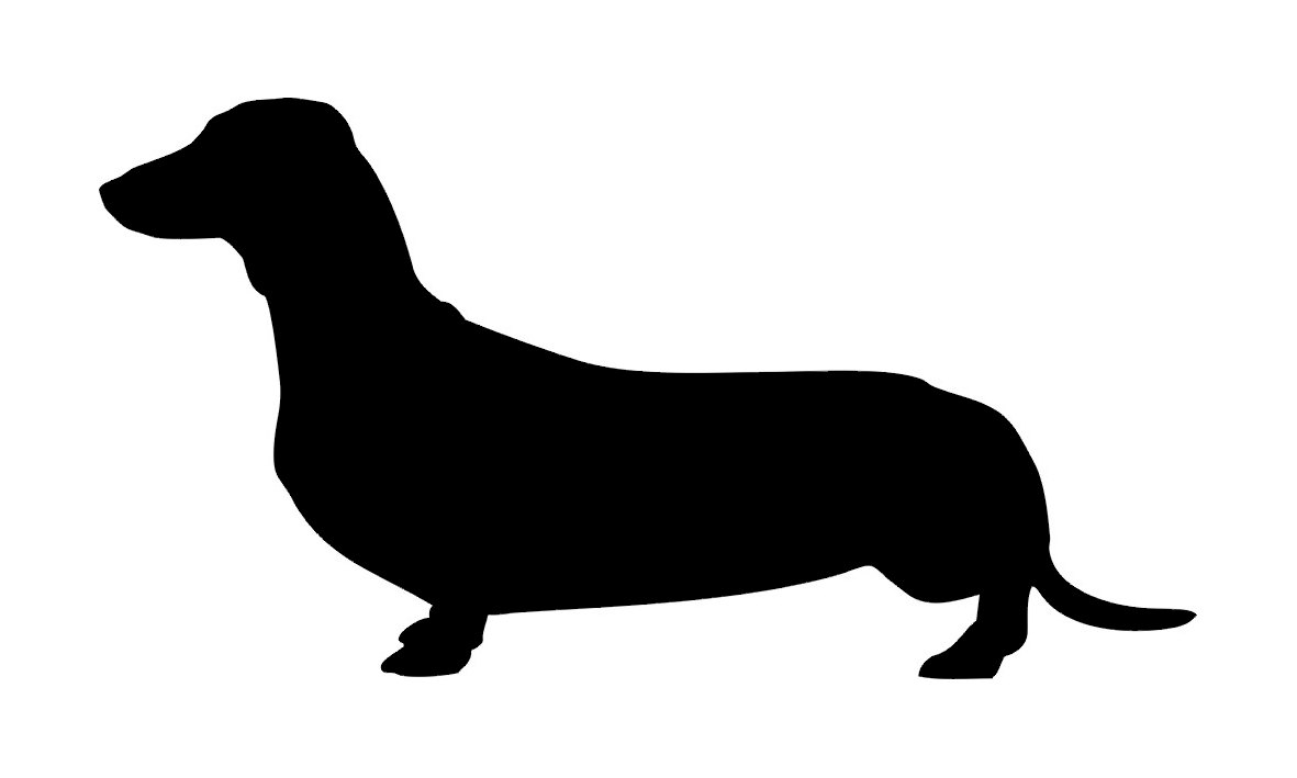 1181x709 Silhouette Clipart Dachshund