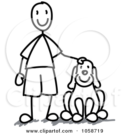 450x470 Royalty Free Vector Cliprt Illustration Of Stick Boy