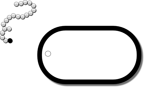 600x361 Dog Tag Simple Clip Art