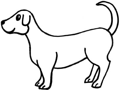 409x309 Bampw Clipart Dog