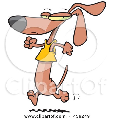 450x470 Royalty Free (Rf) Clip Art Illustration Of A Long Cartoon Wiener