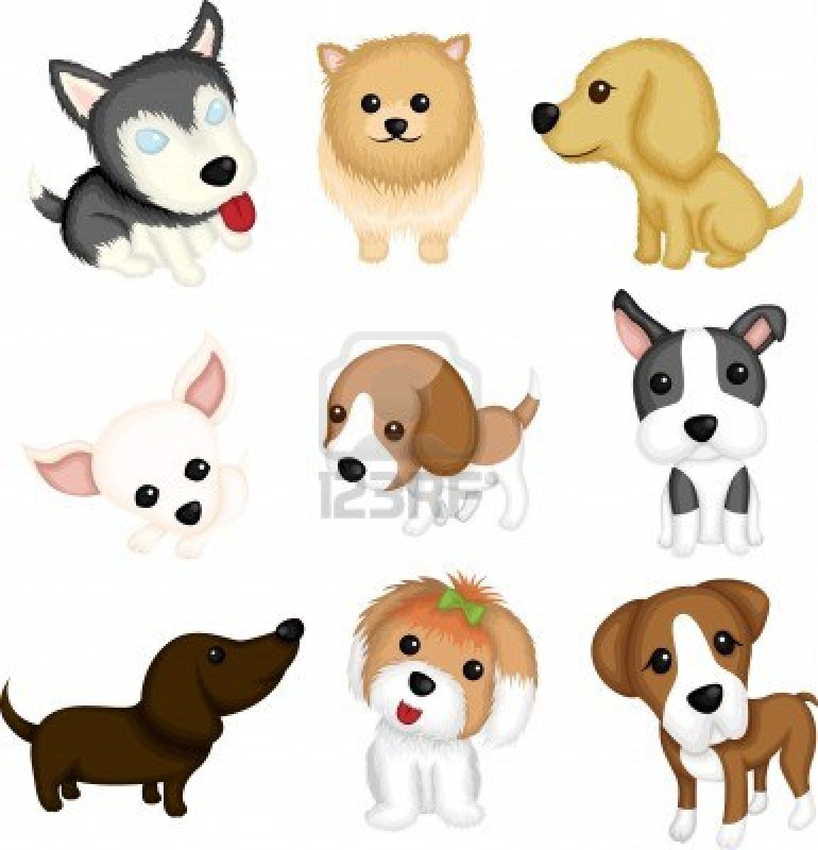 1155x1200 A Vector Illustration Of Different Dog Breeds Dog Art