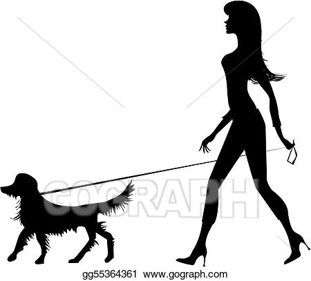450x407 Dog Walking Clip Art