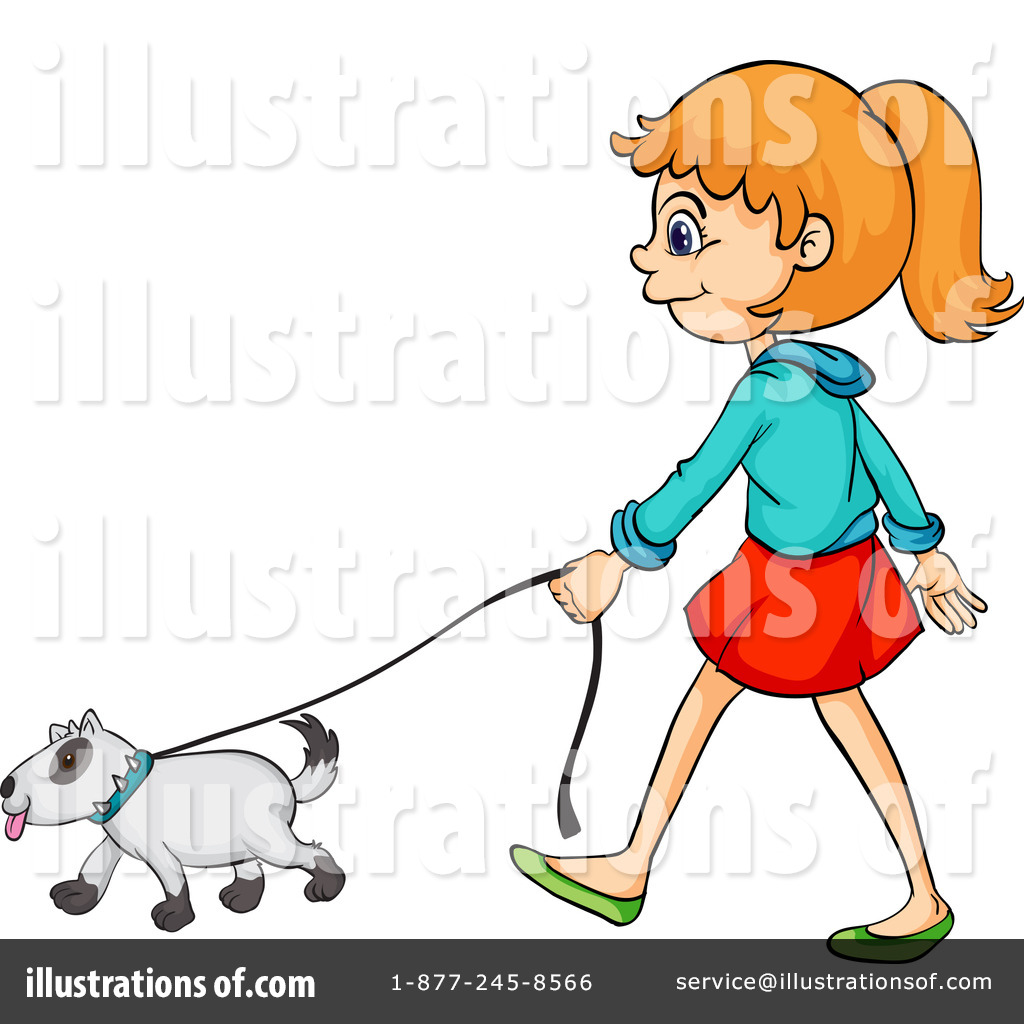 1024x1024 Walking Dog Clipart